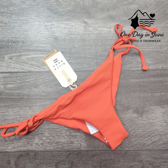 Billabong Tanlines Tide Side Tange Bikini Bottom Size L - Picture 3 of 5